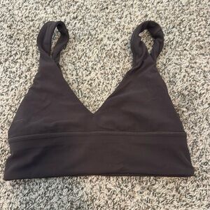 Brown align sports bra